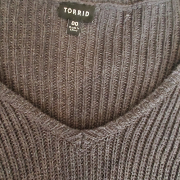 Torrid tunic sweater sz 00 - Picture 3 of 3